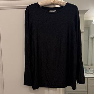 Chico's Shimmering Black Top